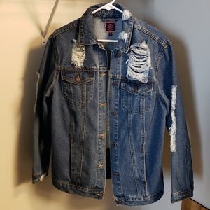 Distressed Jean Jacket